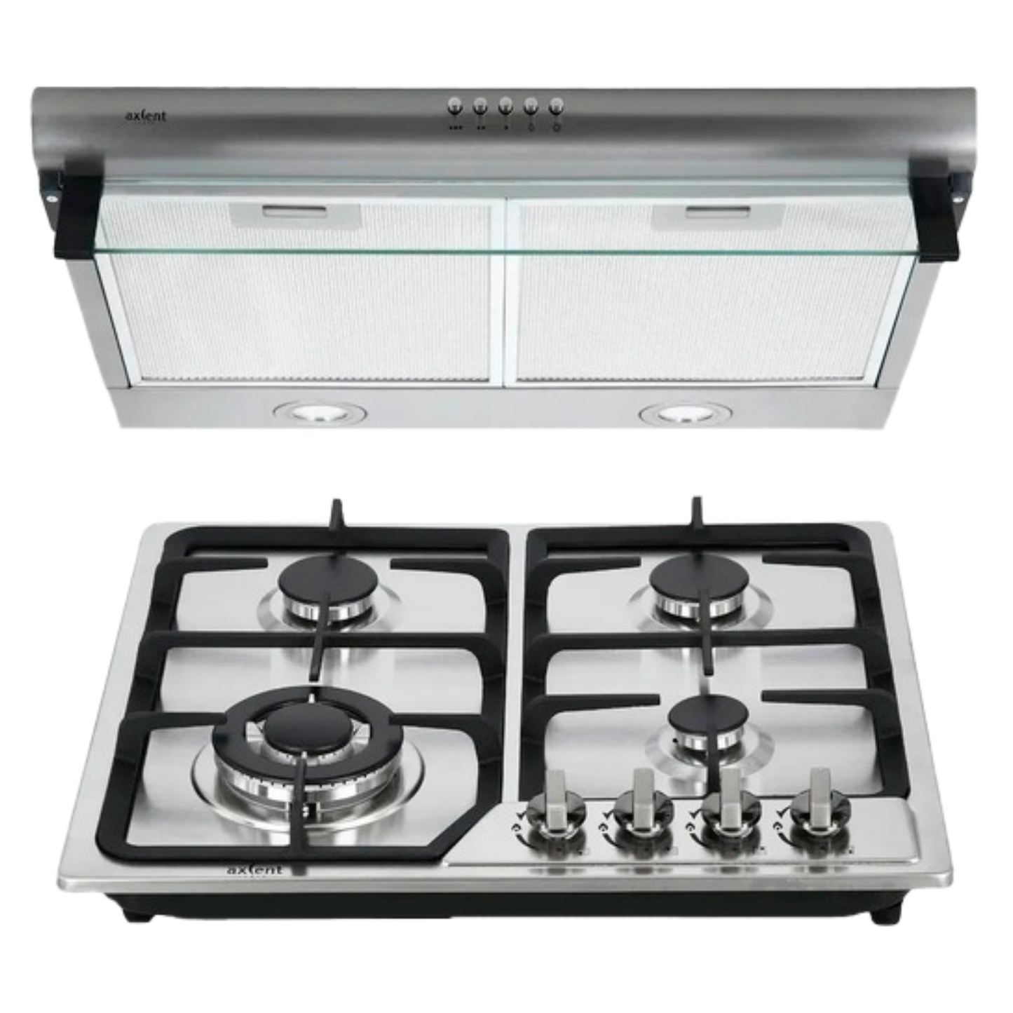 PAQUETE COCINA AXCENT (PARRILLA ALINA + CAMPANA PICCOLO)