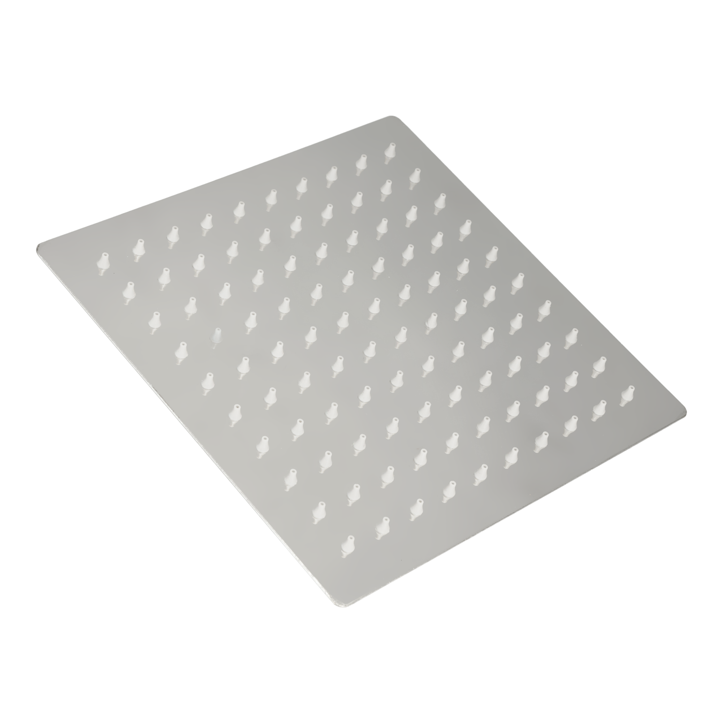 REGADERA DUO ASUNCION S/BRAZO ACERO INOX. CUADRADA 8"