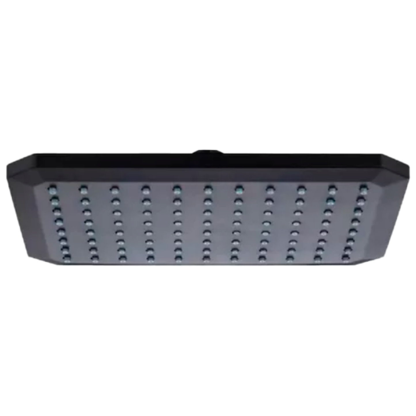 REGADERA MEER S/BRAZO ABS CUAD. 8" NEGRO MATE