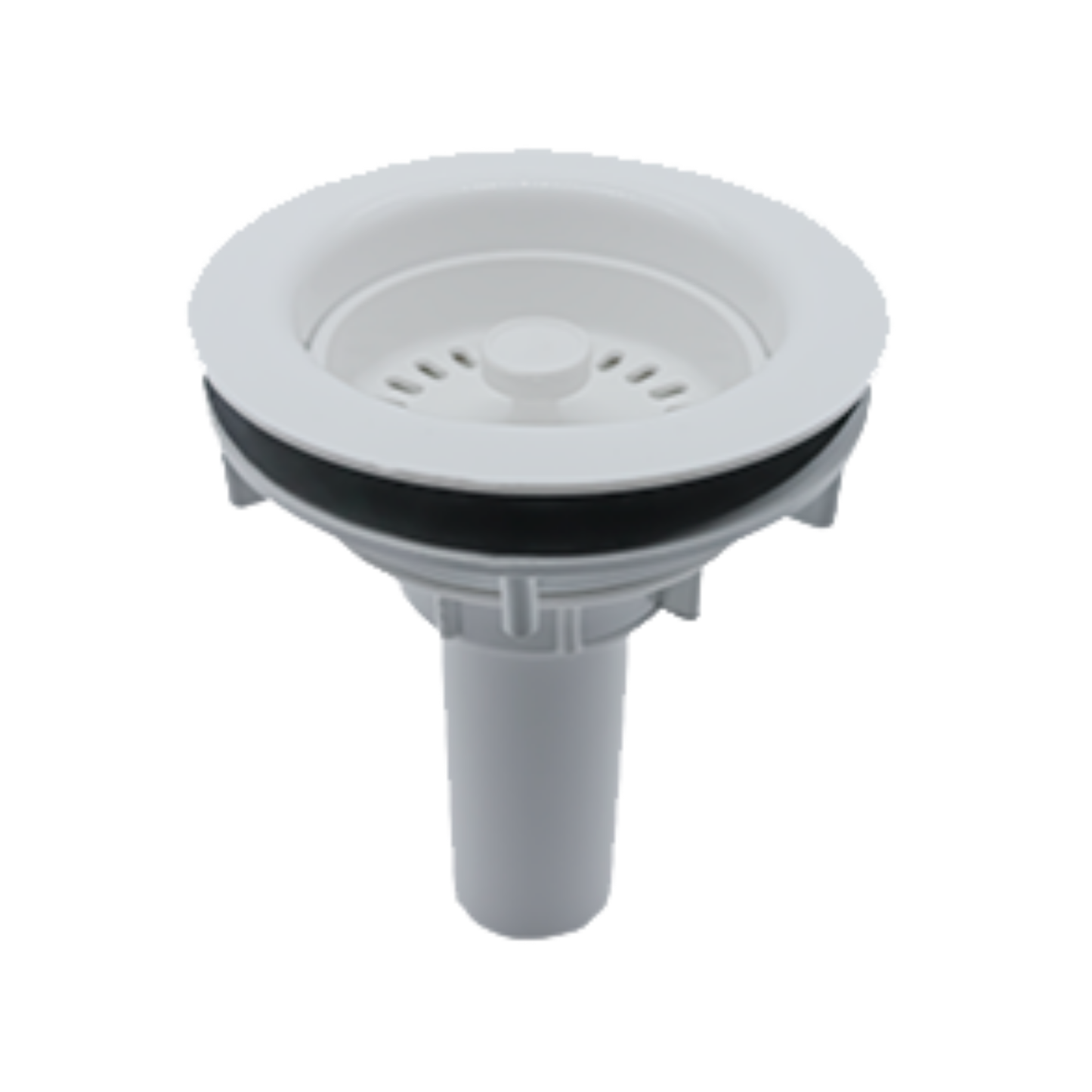 CONTRACANASTA MEER BLANCA C/TUBO PLASTICO