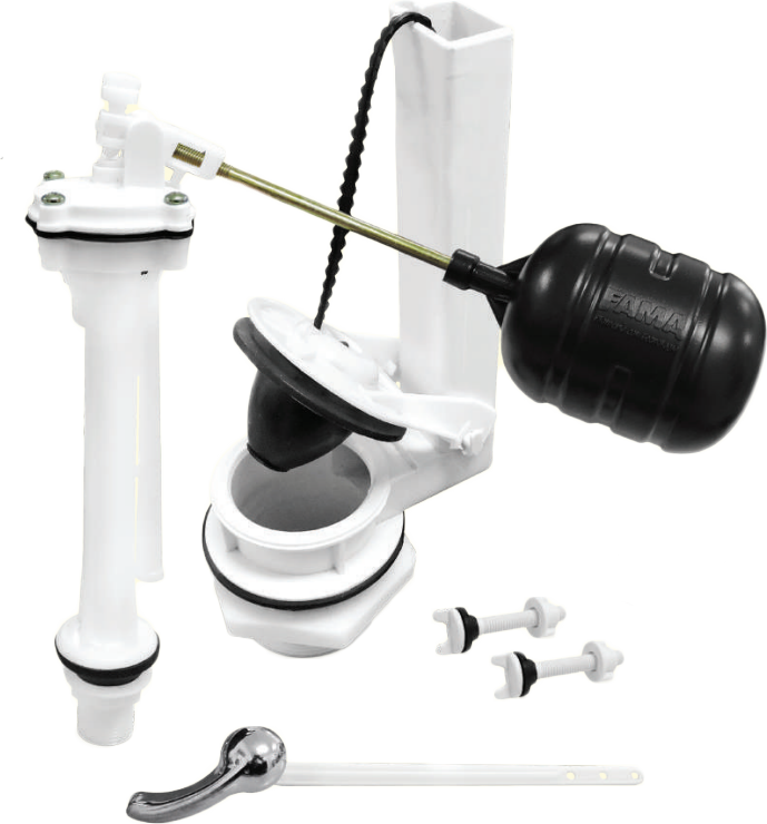 ACCESORIOS FAMA HERRAJE P/W.C. MINIMAX 8" 9400