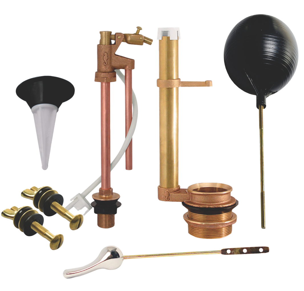 ACCESORIOS RUGO HERRAJE P/W.C. BRONCE 72