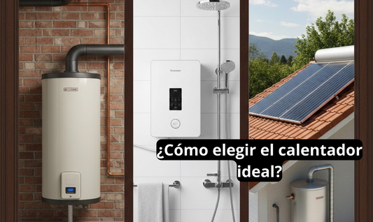 Cómo elegir el calentador ideal para tu hogar: gas, eléctrico o solar
