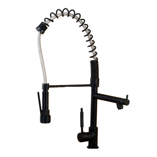 MONOMANDO AXCENT P/FREG. FLEX. DOBLE SALIDA NEGRO FEDERICA