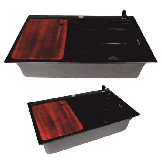 FREGADERO AXCENT MARGOT EMPOTRAR NEGRO MATE