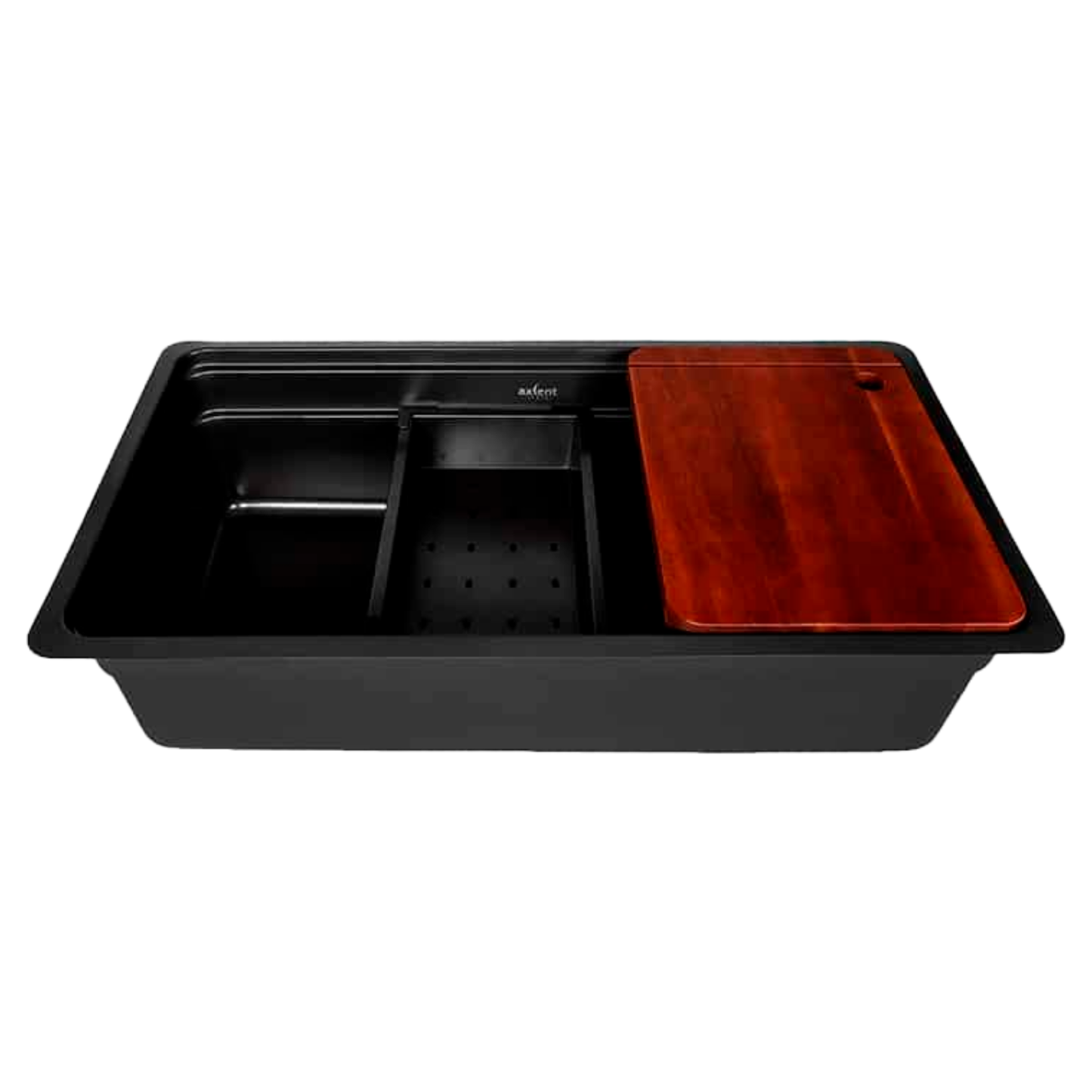 FREGADERO AXCENT SOPHIE SUBMONTAR NEGRO MATE