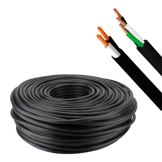 CABLE ARGOS USO RUDO 2X10 CALIBRE #10 C/100 MTS
