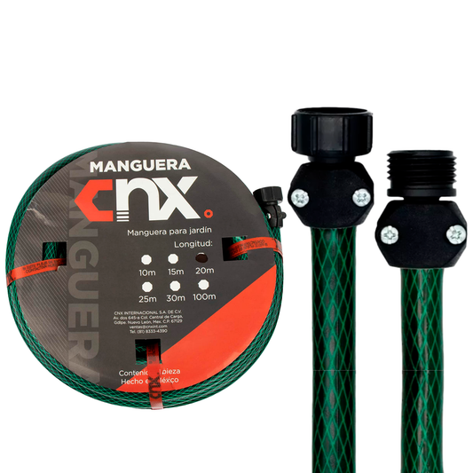MANGUERA CNX JARDIN ARMADA VERDE C/CONEXIONES