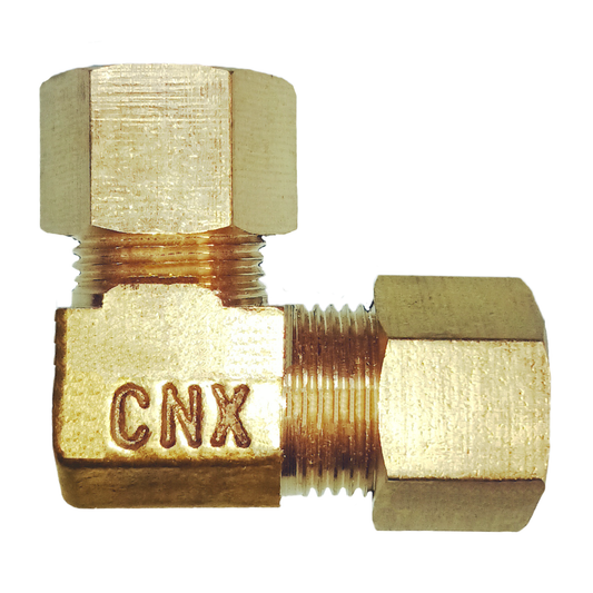 CODO UNION CNX 90° DE COMPRESION C/BARRIL LATON 3/8"