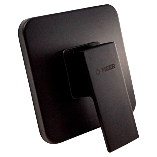 MONOMANDO MEER P/REGADERA LATON NEGRO MATE