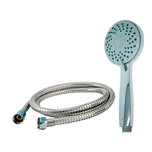 REGADERA MEER DE TELEFONO PLASTICO CROMADO