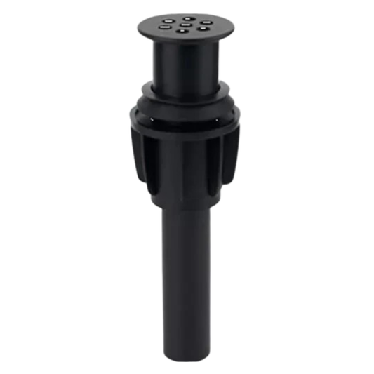 CONTRA MEER P/LAVABO C/REJILLA A. INOX. NEGRO