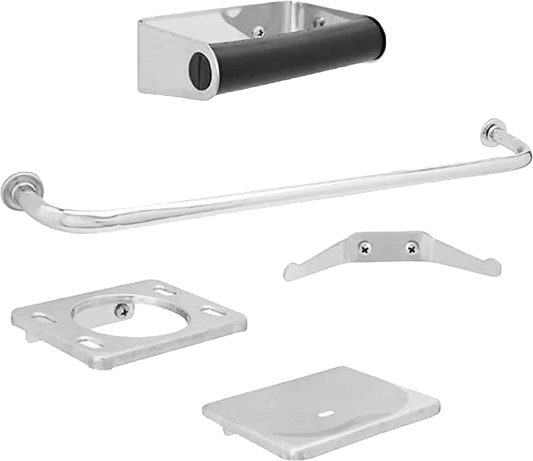 ACCESORIOS DICA P/BAÑO JGO 5PZAS ACABADO CROMO 4800