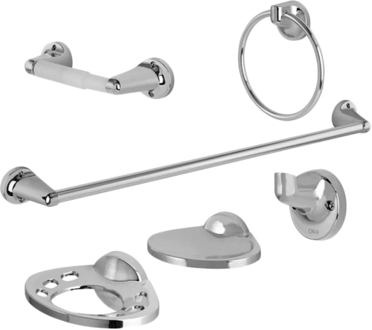 ACCESORIOS DICA P/BAÑO JGO 6PZAS ABS CROMO 4000TS