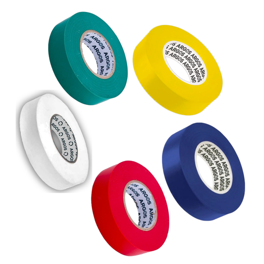 CINTA DE AISLAR ARGOS 19MM X 18MTS