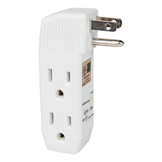 DERIVADOR ARGOS CONTACTO TRIPLE C/ENT. LATERAL