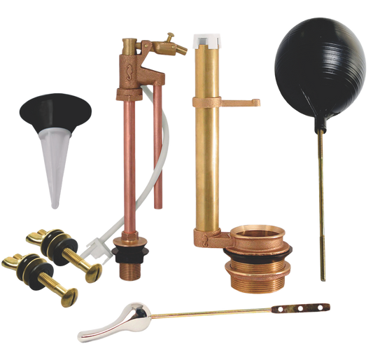 ACCESORIOS RUGO HERRAJE P/W.C. BRONCE 72