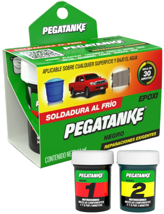 PEGAMENTO EPOXICO NEGRO 44 ML.