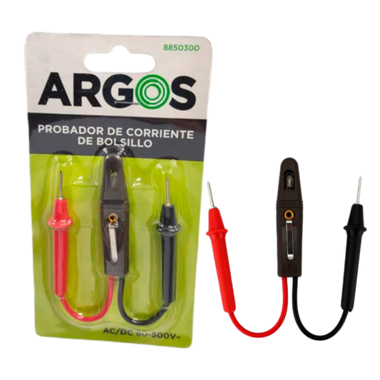 PROBADOR DE CORRIENTE ARGOS DE BOLSILLO 100/500V